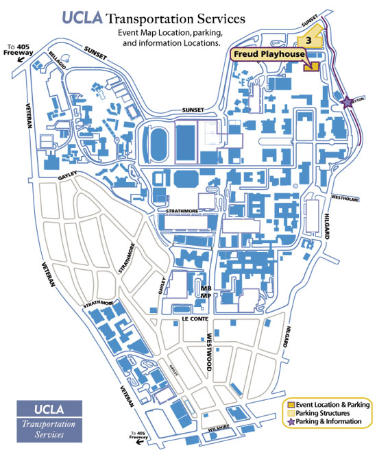 UCLA Freud PlayHouse Map