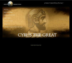 OLD Web site | Spenta Productions makes films about history's untold stories | Cyrus Kar Movie | In Search of Cyrus the Great Movie